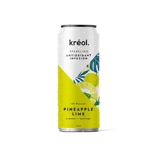 KRÃOL Pineapple Lime Sparkling Antioxidant Infusion