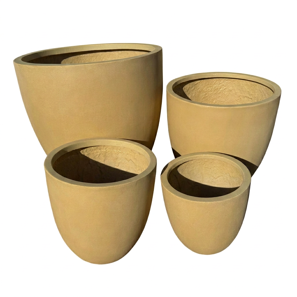 Lam Thanh Poly Coastal Sand Egg Pot Garden
