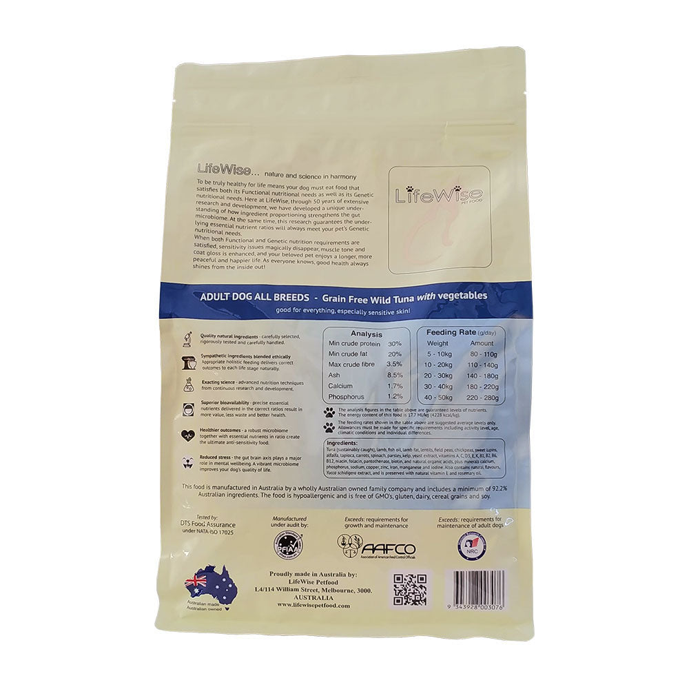 LIFEWISE Wild Tuna with vegetables for dogs