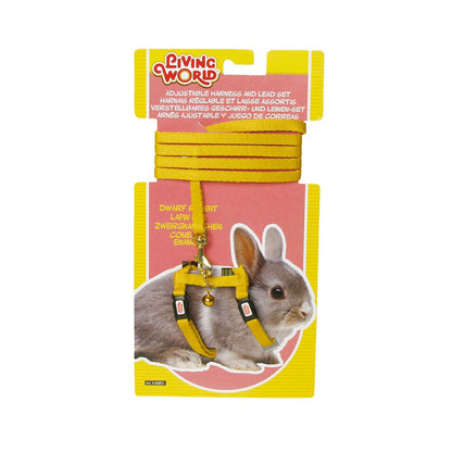 LIVING WORLD Dwarf Rabbit Harness & Lead Set