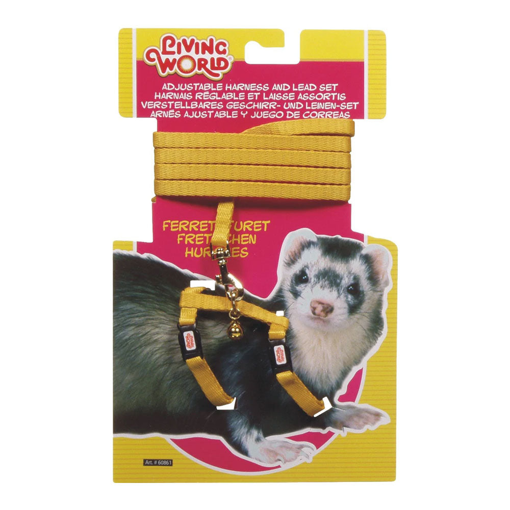LIVING WORLD Ferret Harness & Lead Set