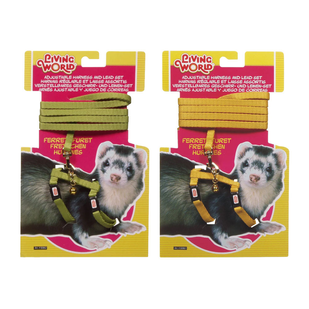 LIVING WORLD Ferret Harness & Lead Set