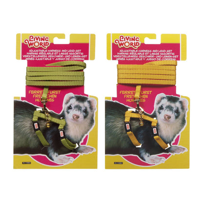 LIVING WORLD Ferret Harness & Lead Set