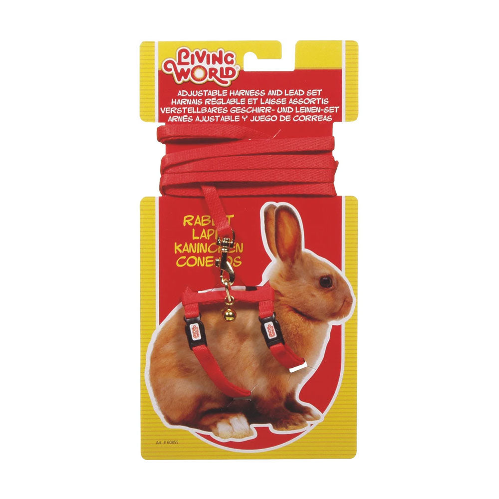 LIVING WORLD Rabbit Harness & Lead Set
