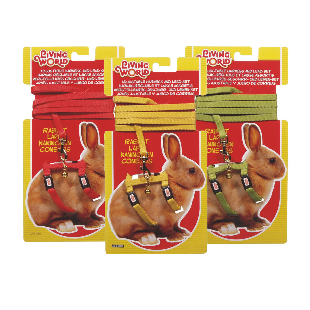 LIVING WORLD Rabbit Harness & Lead Set