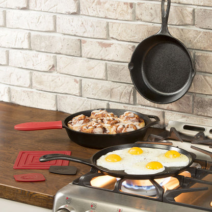 LODGE 6 Piece Cast Iron Skillet Set