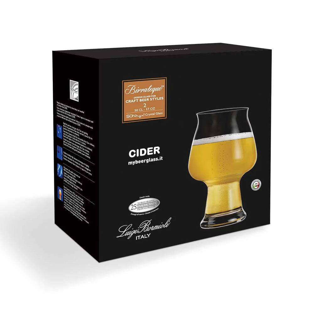 LUIGI BORMIOLI Birrateque Cider 500ml 2 pack