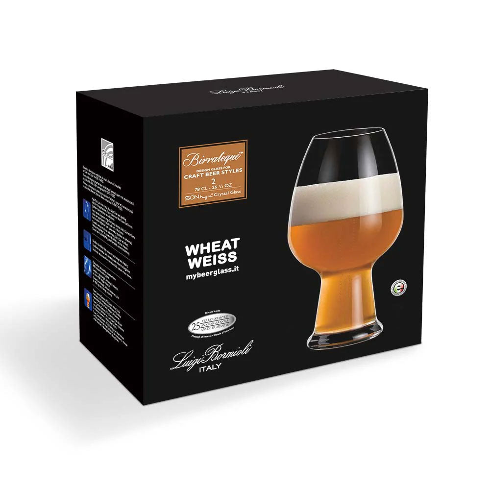 LUIGI BORMIOLI Birrateque Wheat 780ml 2 pack
