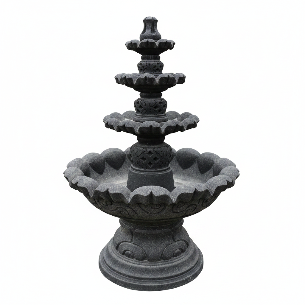 Multi-Tier Stone Garden Fountain