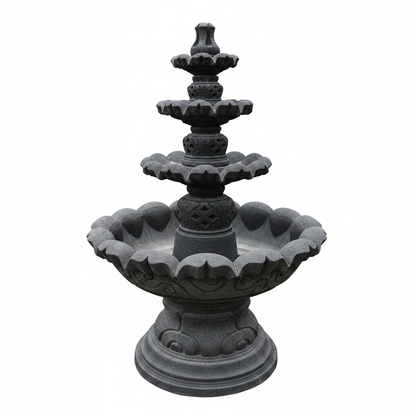 Multi-Tier Stone Garden Fountain