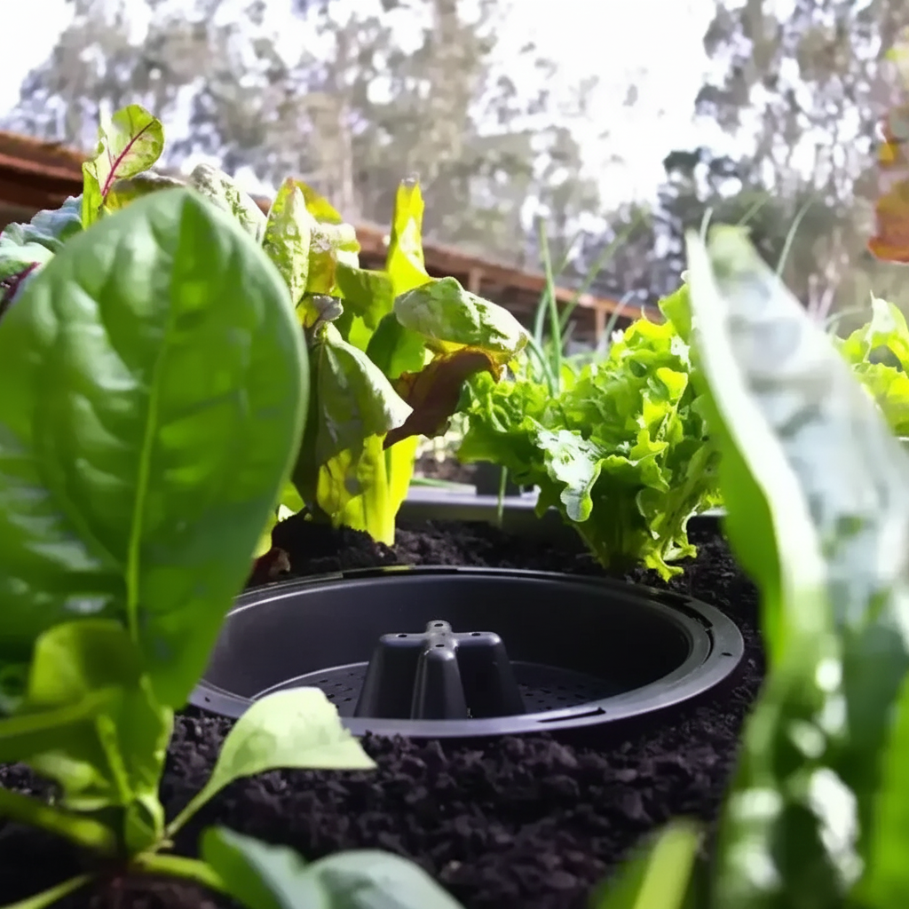 Net Pot Garden Low Angle – Square
