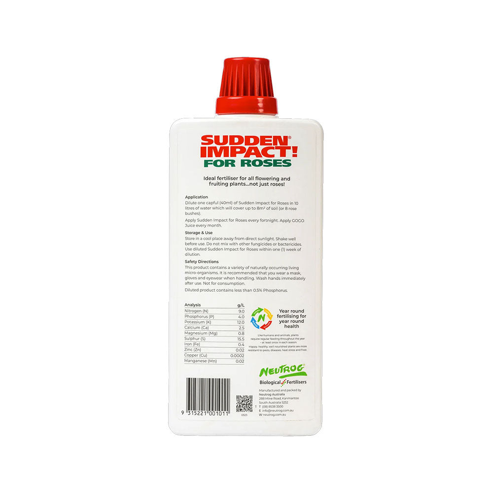 Formula Walling NEUTROG Sudden Impact for Roses Advanced Biological Formula ...