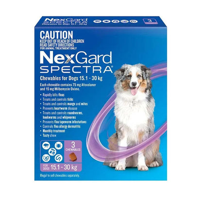 NEXGARD SPECTRA For Dogs - 15.1 to 30kg