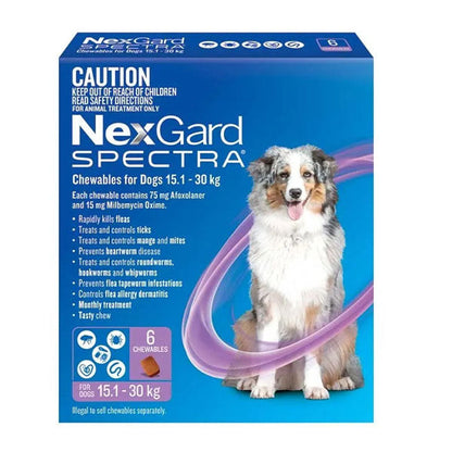 NEXGARD SPECTRA For Dogs - 15.1 to 30kg