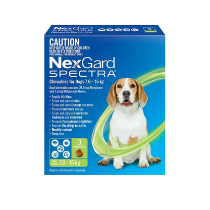 NEXGARD SPECTRA For Dogs - 7.6 to 15kg