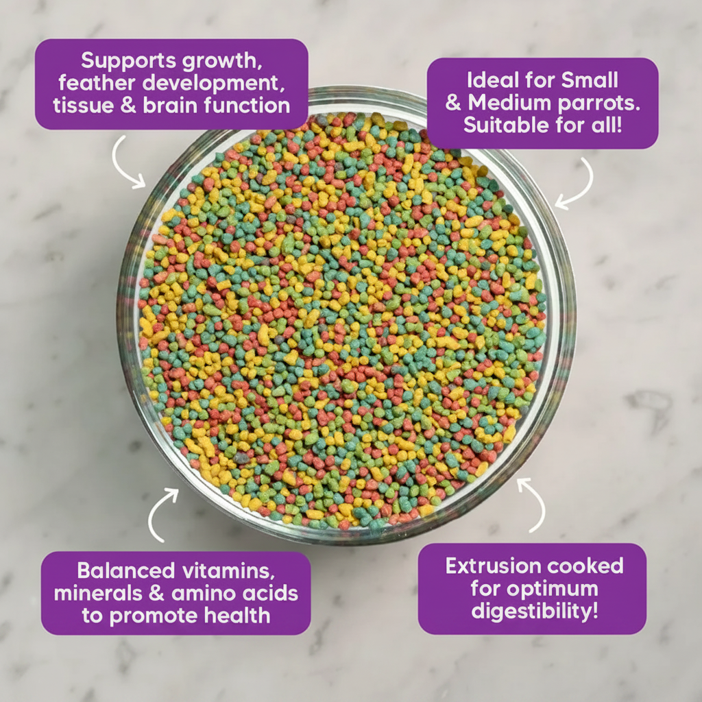 Nutriblend Mini Pellets Bowl - Square