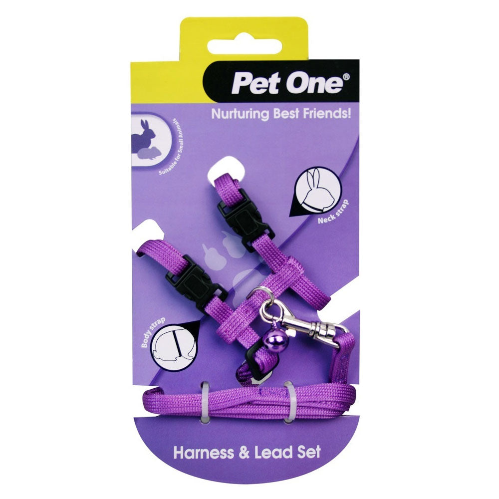 PET ONE Small Animal Harness & Lead Set