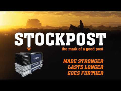 WHITES RURAL Stockpost - Black Bituminous