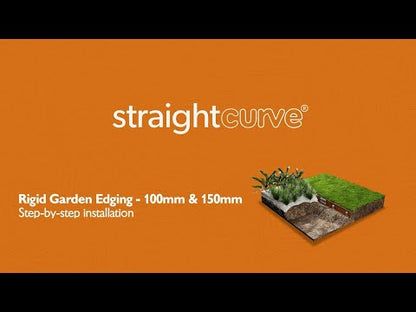 STRAIGHTCURVE Rigid ClickConnect Garden Edging