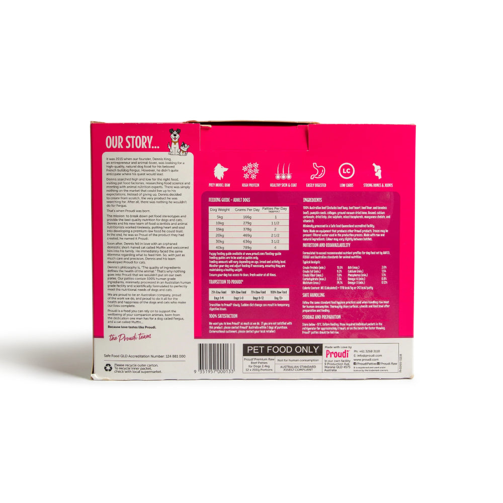 PROUDI Premium Raw Dog Food