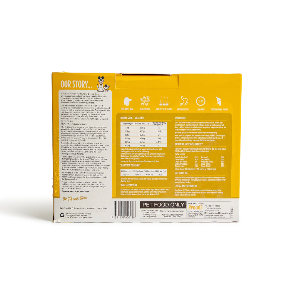 PROUDI Premium Raw Dog Food