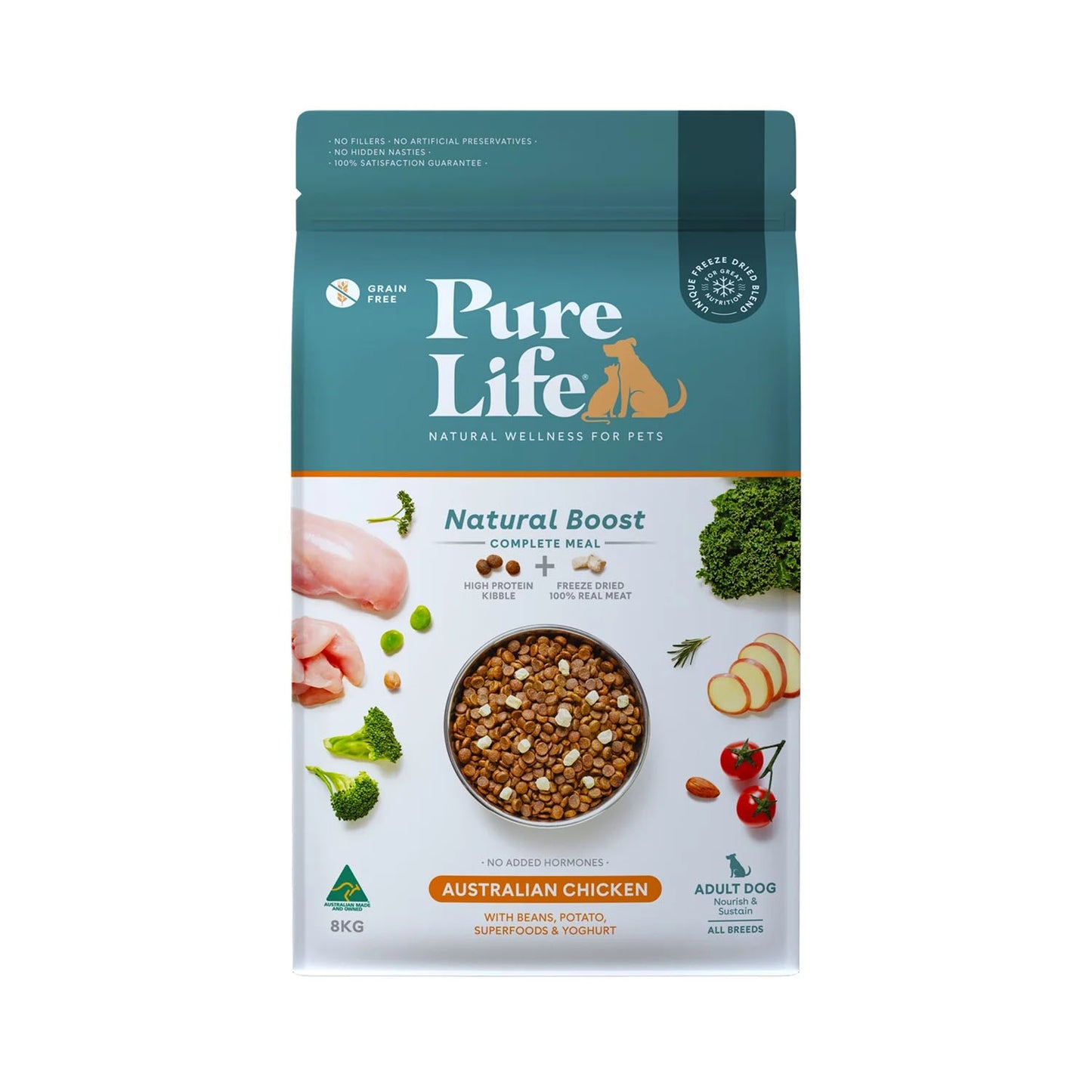 PURE LIFE Australian Chicken for Adult Dogs