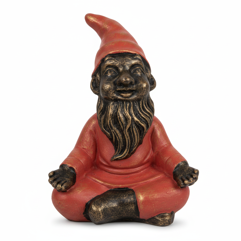 Red Meditation Gnome