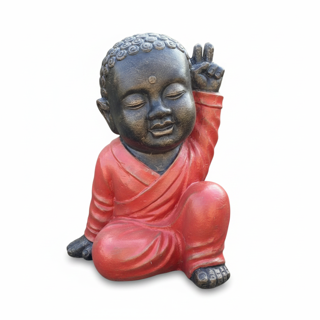 Red Robe Baby Buddha