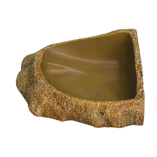 REPTILE ONE DynoRock Corner Fit Feeding Dish