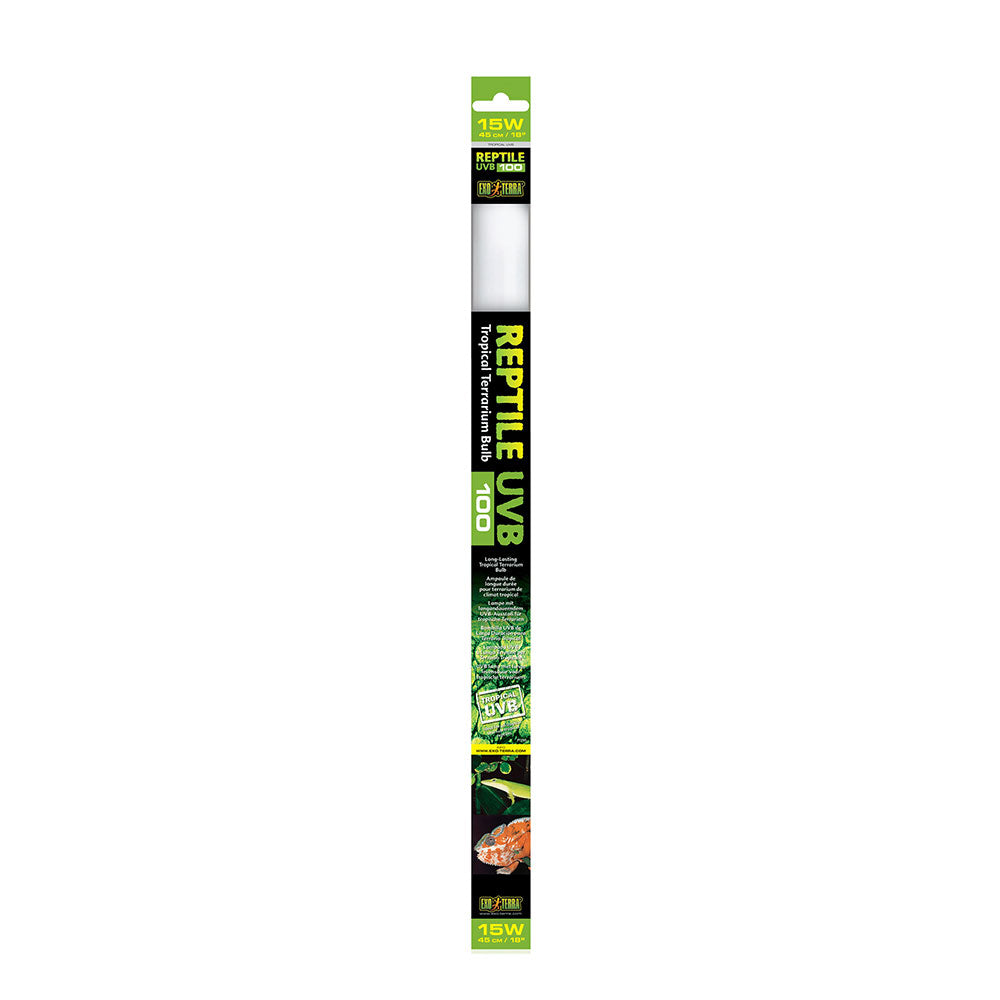 EXO TERRA Reptile UVB100 Linear Long-lasting Tropical Terrarium Bulb