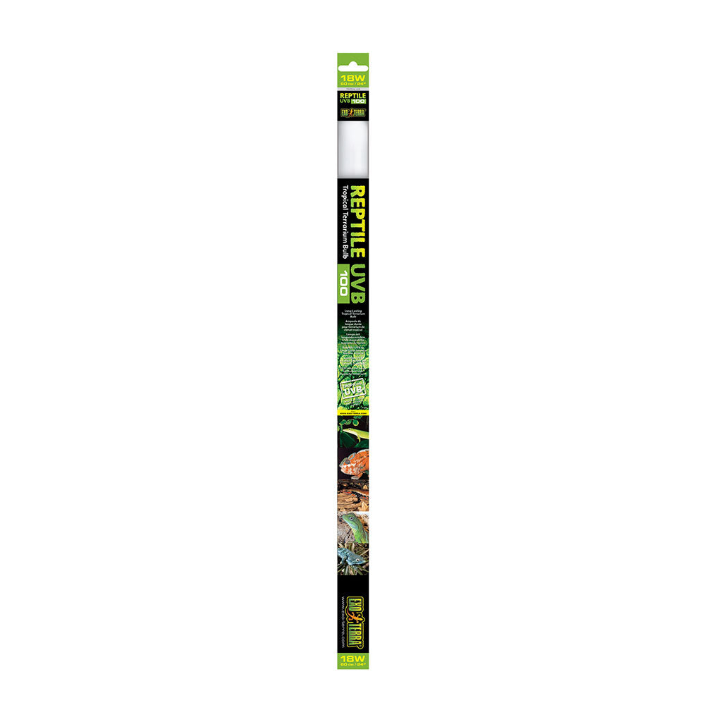 EXO TERRA Reptile UVB100 Linear Long-lasting Tropical Terrarium Bulb