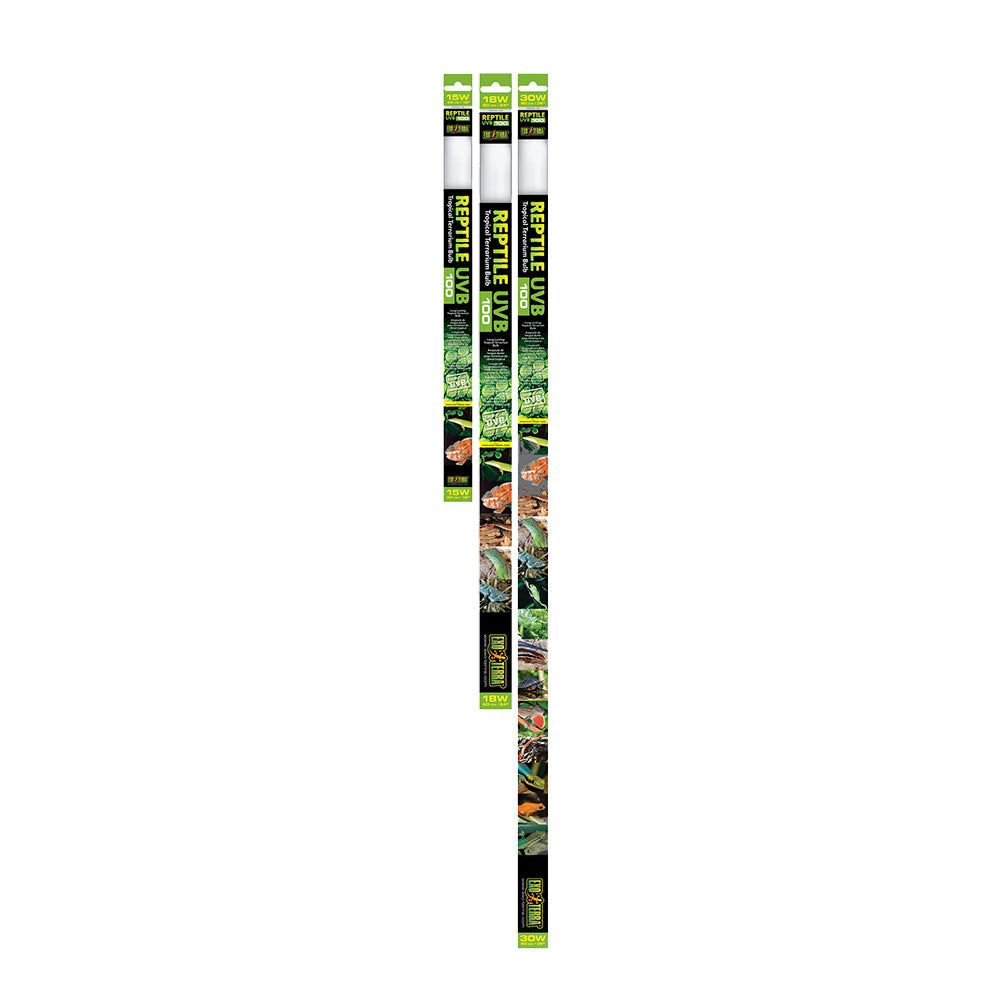 EXO TERRA Reptile UVB100 Linear Long-lasting Tropical Terrarium Bulb