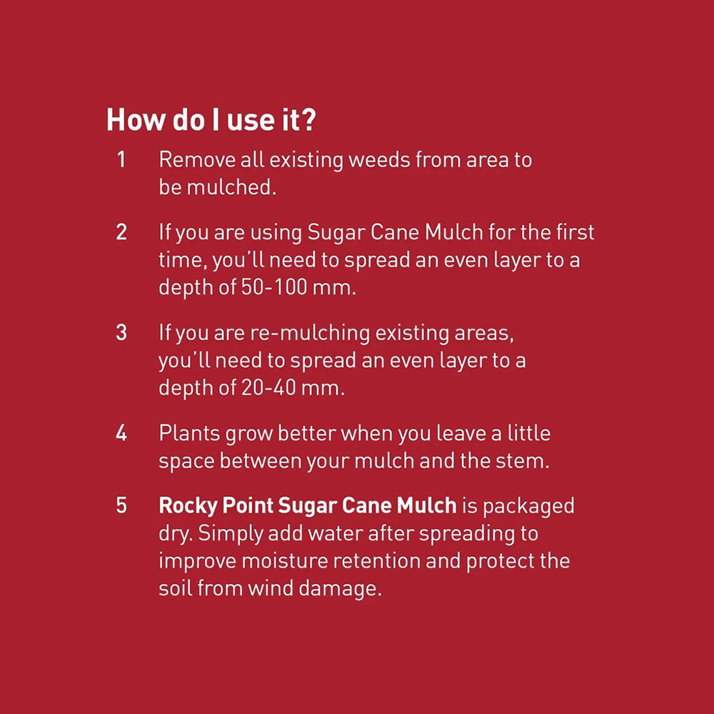 ROCKY POINT Sugar Cane Mulch