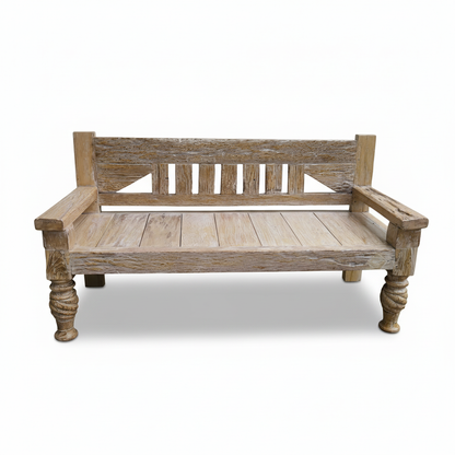 Ornate Balinese Garden Bench