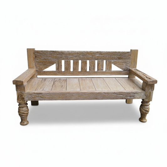 Ornate Balinese Garden Bench