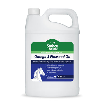 STANCE EQUITEC Omega 3 Flaxseed Oil 4.5L