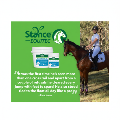 Stance Equitec Placid Rein PLUS Lisa Jones Testimonial Banner Square