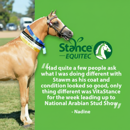 Stance Equitec VitaStance Nadine Testimonial Banner Sharpened