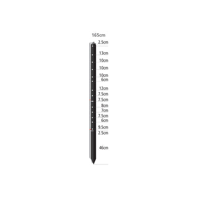 WHITES RURAL Stockpost - Black Bituminous
