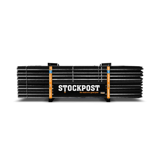 WHITES RURAL Stockpost - Black Bituminous