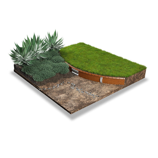 STRAIGHTCURVE Flexline ClickConnect Garden Edging