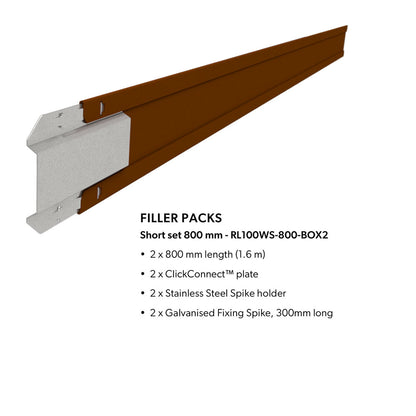STRAIGHTCURVE Rigid ClickConnect Garden Edging