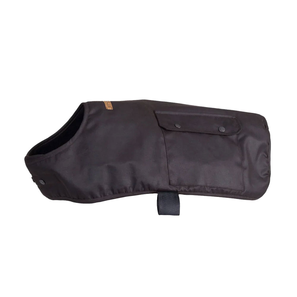 STYX MILL Oilskin Brown Lined Dog Coat