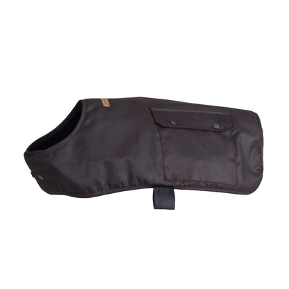 STYX MILL Oilskin Brown Lined Dog Coat