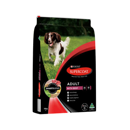SUPERCOAT Smartblend Adult Dog Food With Beef