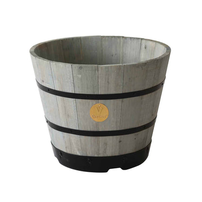 TAKASHO VegTrug Wooden Planter Barrel