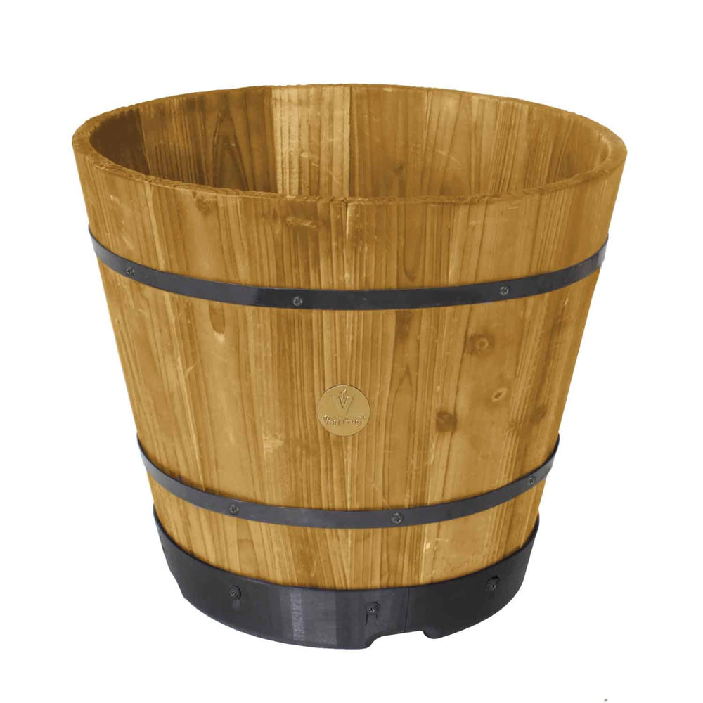TAKASHO VegTrug Wooden Planter Barrel