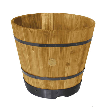 TAKASHO VegTrug Wooden Planter Barrel