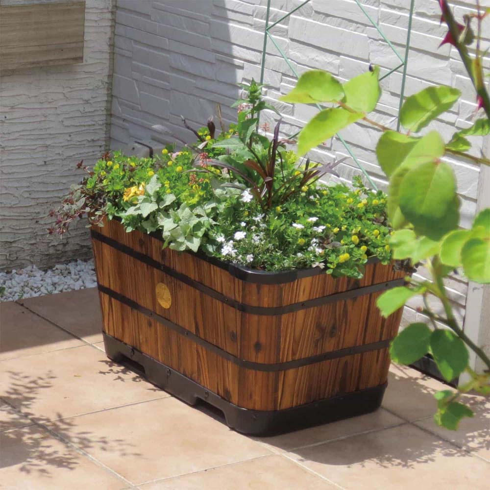 TAKASHO VegTrug Wooden Planter Trough