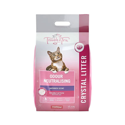 TROUBLE & TRIX Crystal Cat Litter - Lavender Scent